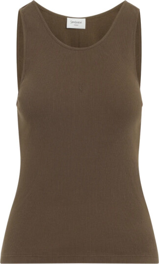 Saint Laurent Dame Topper Brun L,
