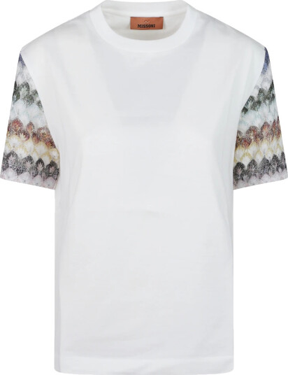 Missoni Dame Topper Hvit L,
