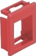 Delock - Modulenhet For Platetrykklåsholder - Case Mountable - Rød (En Pakke 4)