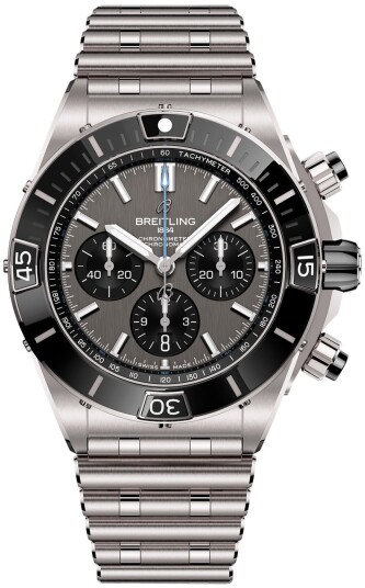 Breitling Herreklokke EB0136251M1E1 Chronomat B01 44 Grå/Titan Ø44