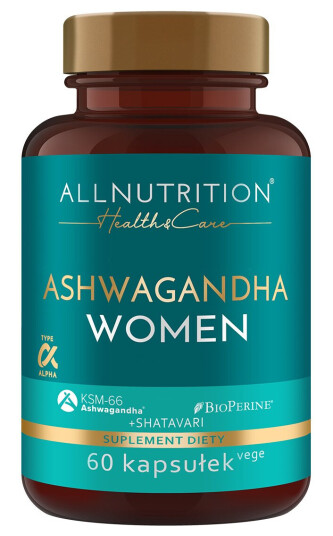 Ashwagandha Women 60 kaps Ashwagandha 200 mg + Shatavari 300 mg + Saponiner 60 mg + Piperin 2 mg Ashwagandha Women 60 kaps Ashwagandha 200 mg + Shatavari 300 mg + Saponiner 60 mg + Piperin 2 mg