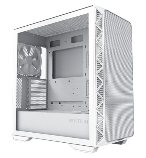 Montech Air 903 Base Midi Tower Kabinett Hvit med Glasspanel