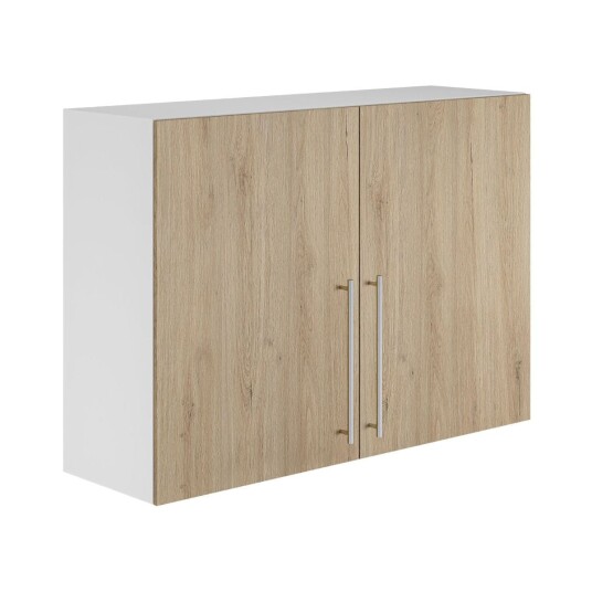 Alterna Vaskerom: Overskap B60-80xd30xh72cm m/2 Dører Eik / 80cm