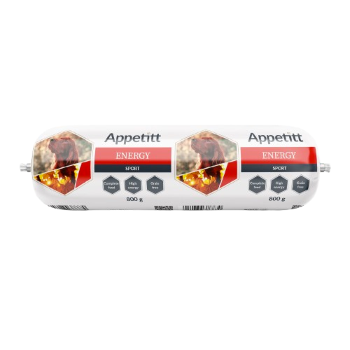 Energy Sport Pølse 12 X 800 G Hund Våtfôr Appetitt