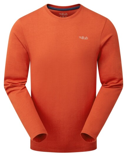 Rab Basecamp 3 Peaks Ls Tee Red Clay XX Large