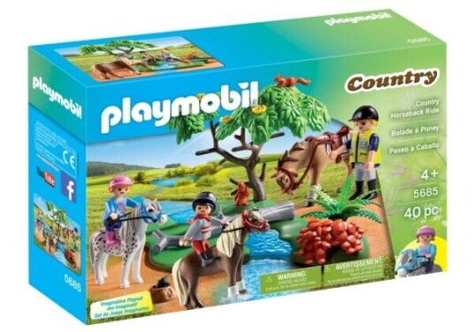 Playmobil Country Horseback Ride Dyr 4 år Flerfarget