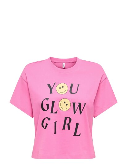 Kids Only Kogannbel Smile Life Ss Tee Ot Jrs Pink 134 140 Kids Only Kogannbel Smile Life Ss Tee Ot Jrs Pink 134 140