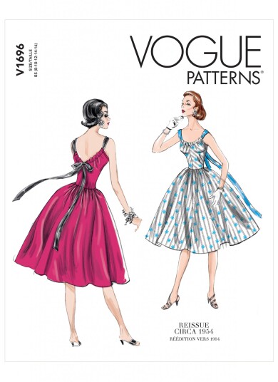 Vogue 1696 - Kjole B5 (8-10-12-14-16)