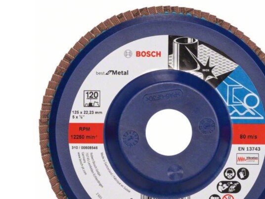 Bosch Tilbehør 2608607341 X571 Lamellskive Diameter 125 Mm Boring Ø 22,33 Mm Stål 1 Stk 2608607341