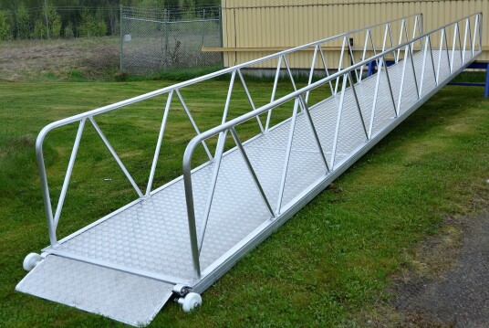 Landgang Aluhaven   Bredde 120cm   Aludørk