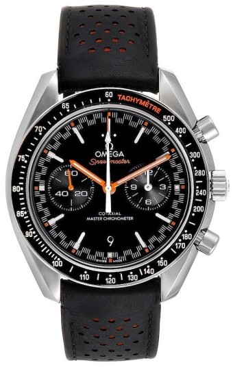 Omega Herreklokke 329.32.44.51.01.001 Speedmaster Racing Sort/Lær