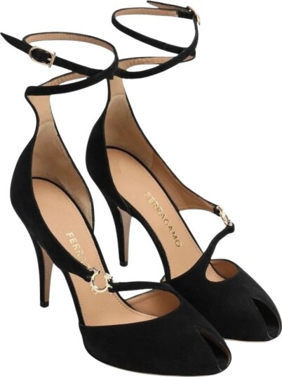 Ferragamo Dame Sko Svart 39 1/2 EU, Ferragamo Dame Sko Svart 39 1/2 EU,