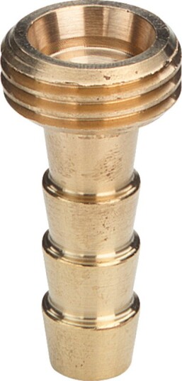 Slangekobling I Rødgods 3/4" x 1/2"