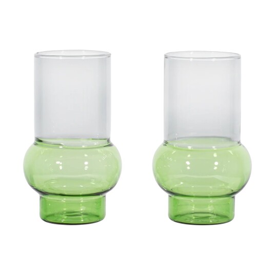 Tom Dixon Bump Høye drikkeglass 2-pakk Green