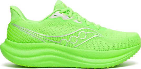 Saucony Men"s Triumph 23 Slime/silver 43 Saucony Men"s Triumph 23 Slime/silver 43