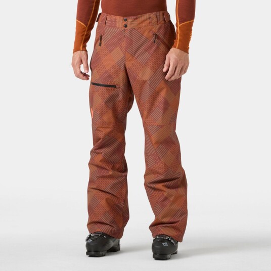 Helly Hansen Herre Sogn Isolert Cargo Ski Bukser Brun XL