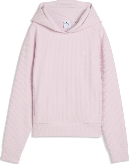 Puma W Boulder Hoodie Golfgenser dame Powder-Pink X-Small