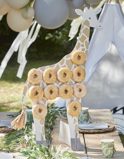 Sjiraff Donut / Smultringstativ 85x56 cm Let"s Go Wild!