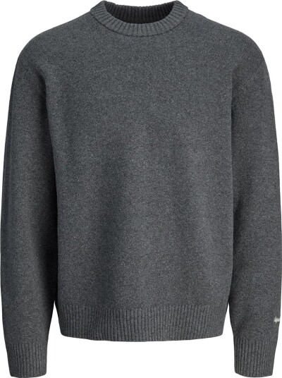 Jack & Jones Junior Genser jorNorrebro Knit Crew Neck LN Jnr Grå Jack & Jones Junior Genser jorNorrebro Knit Crew Neck LN Jnr Grå