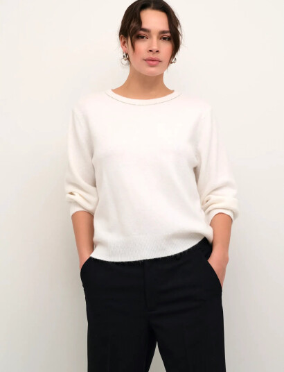 Kaffe Kameridith Pullover - White - L
