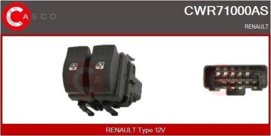 Bryter, vindusheis CASCO CWR71000AS