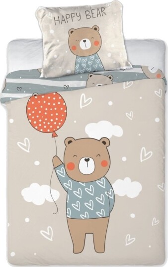 Baby Happy Bear Junior Sengetøy 100X135 Cm