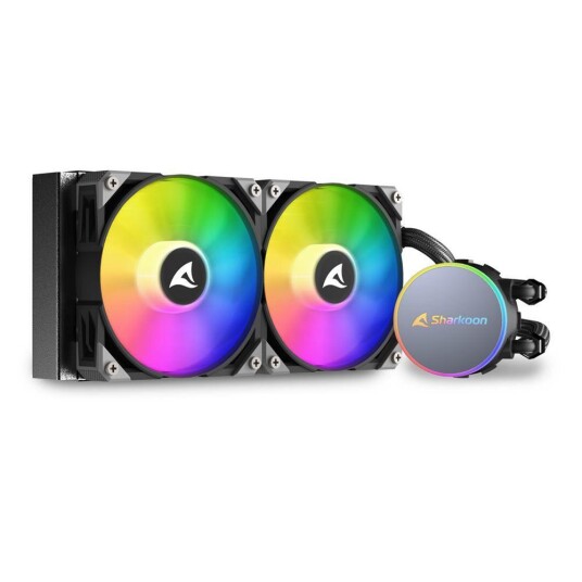 Sharkoon S70 RGB 120mm Væskekjøler med RGB-belysning Sharkoon S70 RGB 120mm Væskekjøler med RGB-belysning