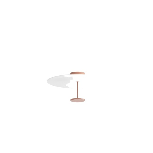 Linea Light Stilo_S Taklampe Ø54 Beige Rød