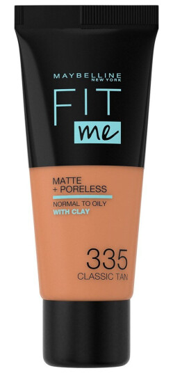 Maybelline New York Fit Me Matte + Poreless Foundation 335 Classic Tan