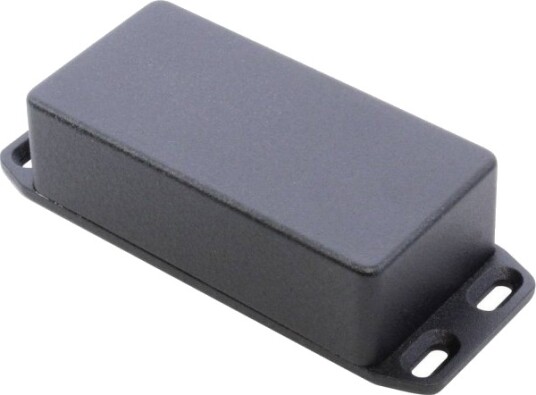Hammond Electronics 1590G2FLBK 100 × 50 × 31 mm Støpt Aluminium Sort Kabinett Hammond Electronics 1590G2FLBK 100 × 50 × 31 mm Støpt Aluminium Sort Kabinett