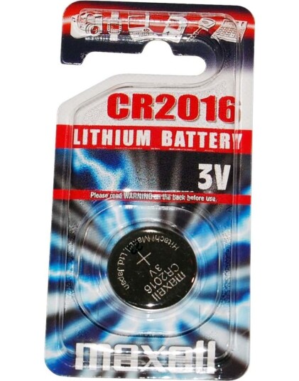Maxell 3 Volt Lithium Batteri CR2016 Maxell 3 Volt Lithium Batteri CR2016
