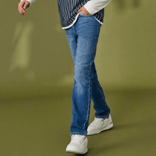 Only & Sons Osjedge Straight jeans til barn Medium Blue D.
