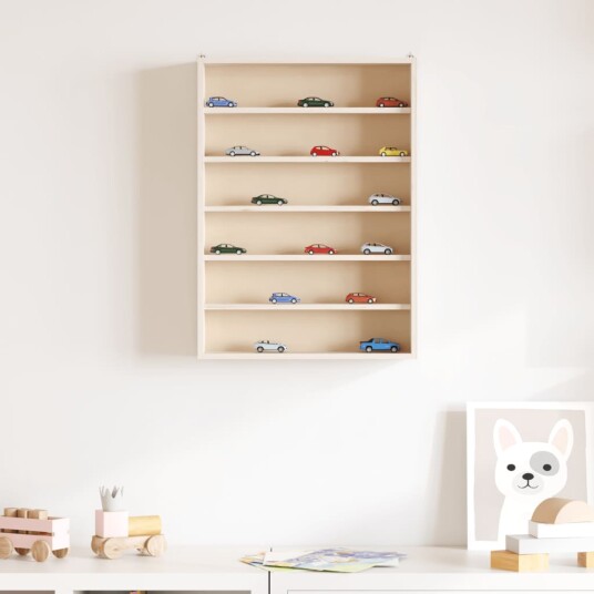  Vegghylle med 6 hyller 40x8,5x55 cm 8721158401489