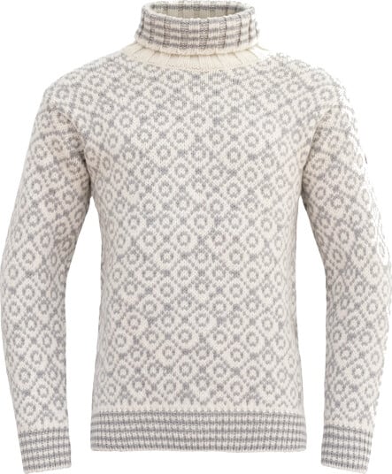Devold Svalbard Wool High Neck Unisex A/Offwhite/Grey S