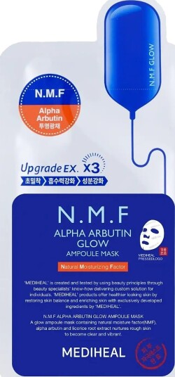 Mediheal Mediheal   Nmf Alpha Arbutin Glow Ampoule Mask 1Pcs.   Nude   1 PCS