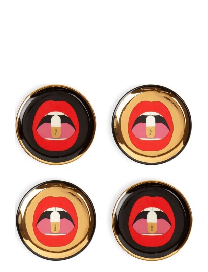 Jonathan Adler Full Dose Coasters Multi/patterned Jonathan Adler Full Dose Coasters Multi/patterned