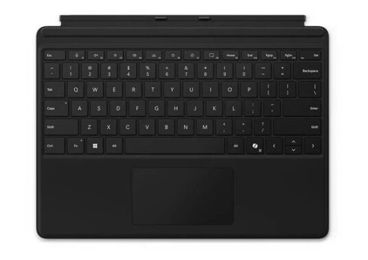 Microsoft Surface Pro Keyboard - keyboard - with trackpad accelerometer - black Input Device - Tastatur - Svart