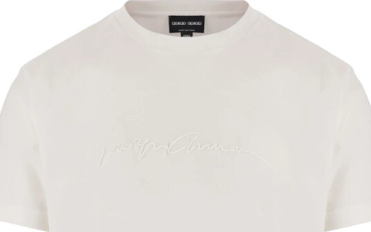 Giorgio Armani Herre Topper Hvit M,