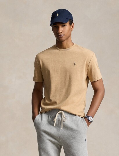 Polo Ralph Lauren Pima Polo Ssl Tsh Beige M