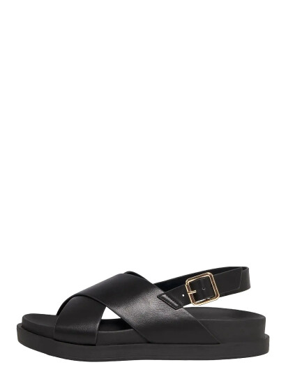 ONLY Onlminnie 2 Pu Slingback Sandal Noos Black 37 ONLY Onlminnie 2 Pu Slingback Sandal Noos Black 37