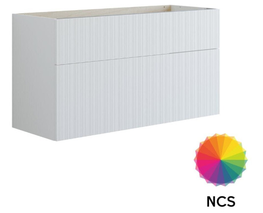 Dansani Inzo Urban Riflet Servantskap 2 Skuff B60 120xh64xd44cm NCS Farge / 120cm