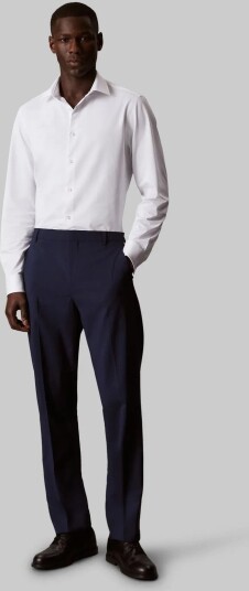 Calvin Klein Slim Ref Knit Sld White 38 Calvin Klein Slim Ref Knit Sld White 38