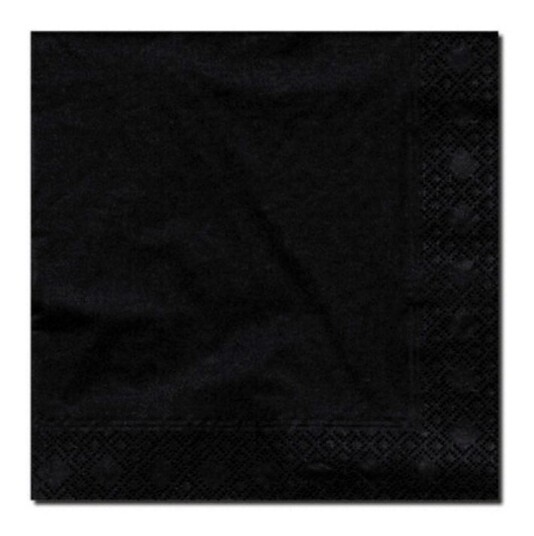 Cocktailservietter sorte 200-pack Cocktailservietter sorte 200-pack