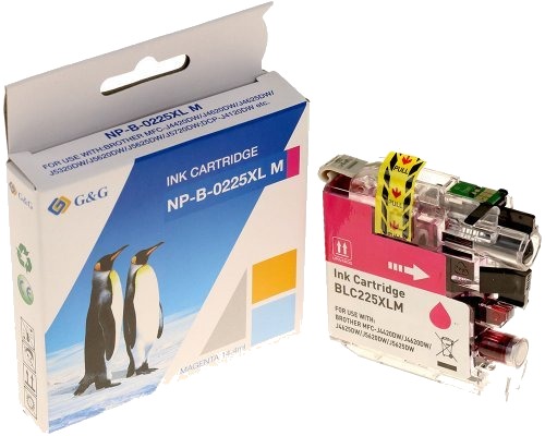 G&G Brother LC 225XLM magenta blekkpatron 1200 sider