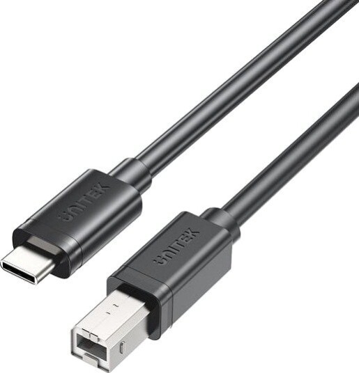 Unitek Usb C Til Usb B 2.0 Skriverkabel Svart 5 M Unitek Usb C Til Usb B 2.0 Skriverkabel Svart 5 M