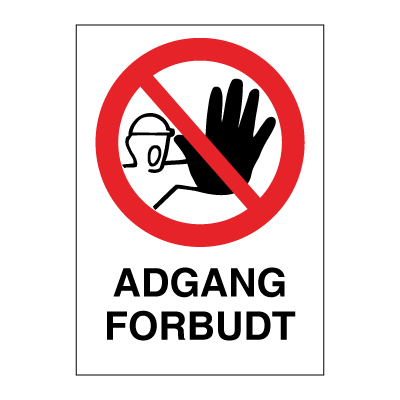 Jo Safety Adgang forbudt Refleks alu 420 x 297 mm 6308016RAA3