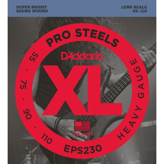 D'Addario Eps230 Prosteel El.Bass 055-110