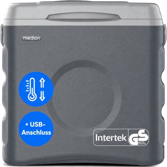 Medion Md370030 Tc30 Kjøleboks Kjøl & Varm 35 L 5V Usb, 12V 220-240V Grå