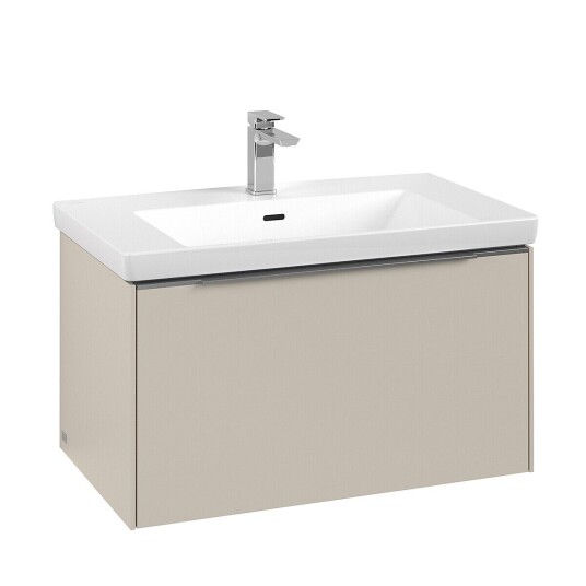 Villeroy & Boch  Subway 3.0 Servantskap m/1 skuff 772x429x478 mm Lys Grå Matt