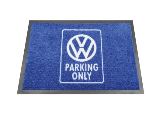 VW Parking Only/Blue Dørmatte
